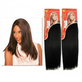 BEVERLY JOHNSON 100% HUMAN BRAIDING HAIR SILKY STRAIGHT BULK 14"