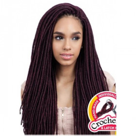 FREETRESS BRAID SYNTHETIC HAIR 2X MEDIUM LIGHT SOFT FAUX LOC 20"