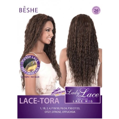 BESHE Synthetic Lace Front Wig Lady Lace DEEP PART LACE LACE-TORA