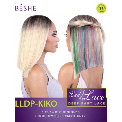 BESHE Synthetic Lace Front Wig Lady Lace DEEP PART LACE LLDP-KIKO