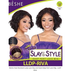 BESHE Synthetic Lace Front Wig Lady Lace DEEP PART LACE LLDP-RIVA