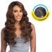 EQUAL Synthetic Hair LACE FRONT WIG BRAZILIAN NATURAL LACE DEEP DIAGONAL PART NATURAL LOOSE