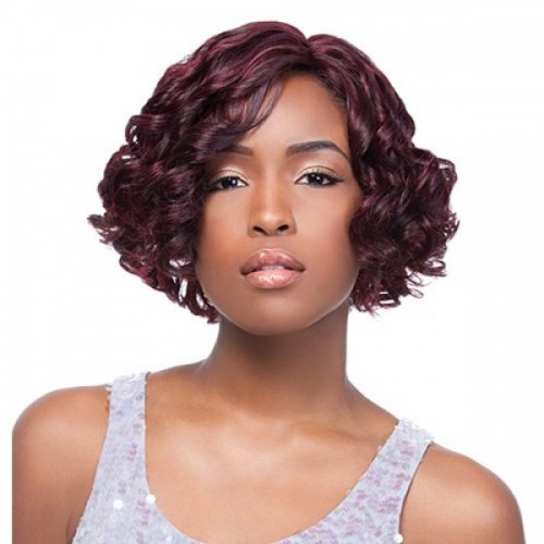 SENSATIONNEL Synthetic Hair EMPRESS LACE FRONT EDGE WIG - HEATHER